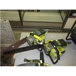 2 Pioneer chainsaws - used