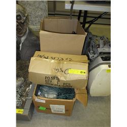 5 Boxes of electrical equipment, cards & more