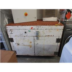 Work bench storage on casters - used