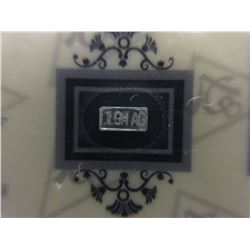 6 x .999 Fine Silver 1 grain American Mint bars