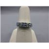 Image 1 : Sterling Silver Tanzanite & Diamond cluster ring