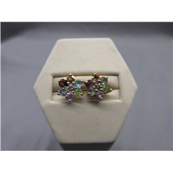 New Multi-gemstone & Diamond Earrings