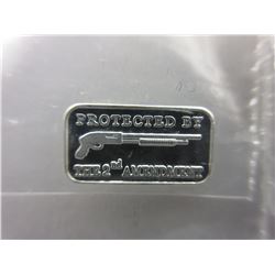 4 x .999 Fine Silver "Shotgun" art bars