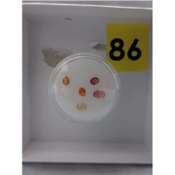 Gem Jar Containing 5 High Quality Sapphires