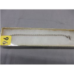 .925 Silver Italian Rolo Chain style bracelet