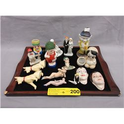 Vintage porcelain & plastic collectibles