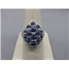 Image 1 : Tanzanite & Diamond Cluster Ring