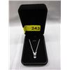 Image 2 : Diamond & Amethyst Necklace Pendant Set