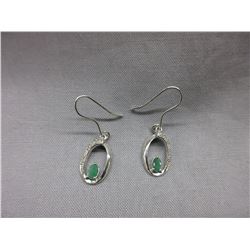New Emerald & Diamond Earrings