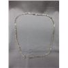 Image 1 : .925 Italian Silver Figaro Style Necklace
