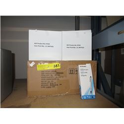 2 Cases of new retractable ballpoint pens