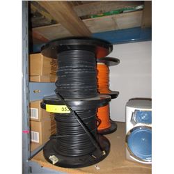 4 Partial spools of S-Video cable