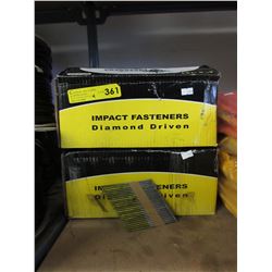 4 Cases of 4" Impact Fastener Nails