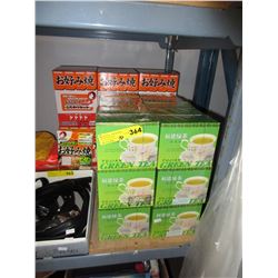 Griddle cake mix & green tea