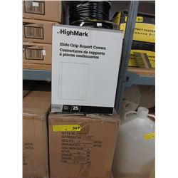 6 Cases of slide grip report covers - new