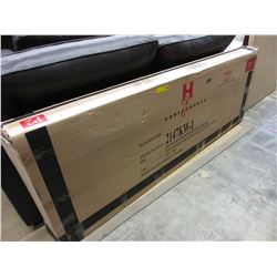 New King size headboard & footboard - white