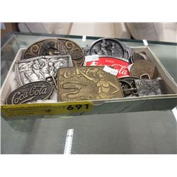10 Metal "Coca-Cola" collectibles