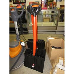 6 New snow shovels