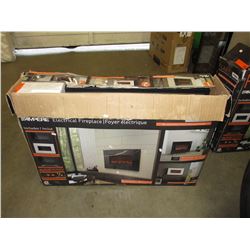 Electric fireplace - open box