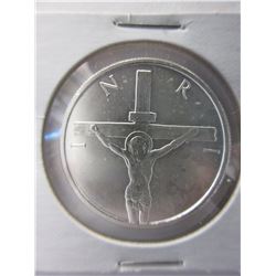 .999 Fine Silver "Crucifix" round - 0.5 oz.