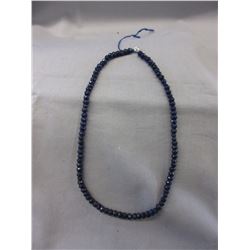 Genuine 14" Blue Sapphire strand