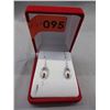Image 2 : New Garnet earrings set with Diamonds