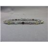 Image 1 : 6+CT Multi-Gemstone & Diamond tennis bracelet