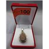 Image 2 : Rare .925 Silver Titanium Druzy necklace