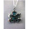 Image 1 : Canadian Maple Leaf & Inukshuk motif necklace
