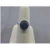 Image 1 : .925 Silver & Tanzanite solitaire ring