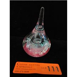 Art glass paperweight - Large Tear Drop