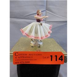 Vintage Dresden Ballerina figure