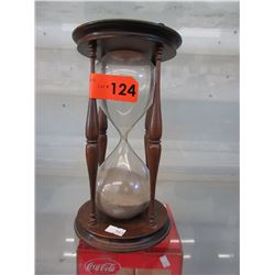 Wood & glass Hourglass