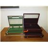 Image 1 : 2 Wood silverware chests - Empty