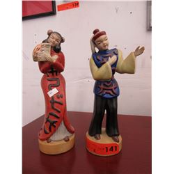 Pair of vintage Japanese figurines - Occupied Japan