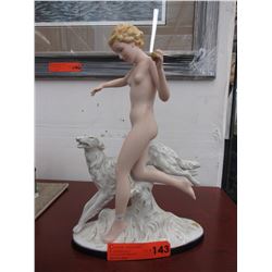 Hand painted Czechoslovakian figurine