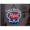 Image 1 : Neon "Pabst" beer sign