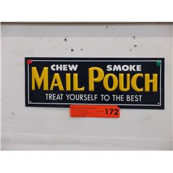 Tin "Mail Pouch" sign