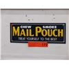 Image 1 : Tin "Mail Pouch" sign