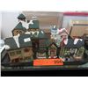 Image 1 : 5 Ceramic Snow Village Decorations