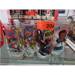 8 Collectible Coca-Cola glasses