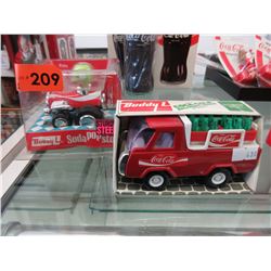 2 Coca-Cola "Buddy L" vehicles