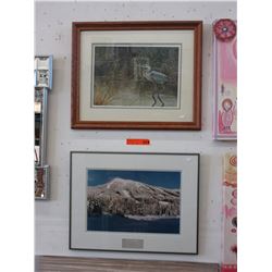 A. S. Y. Chau limited edition heron print