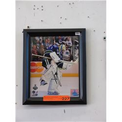 Roberto Luongo autographed photo