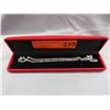 Image 2 : Italian Sterling Silver Figaro Style Necklace