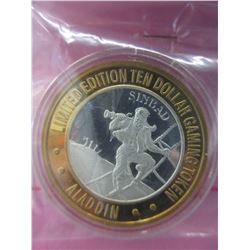 The Aladdin Casino Token $10 Gaming Token
