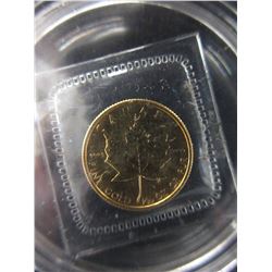 1989 Canada Gold Maple Leaf Coin