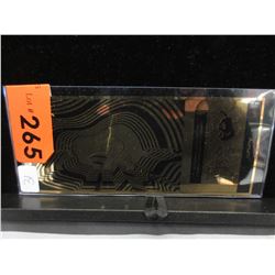 Gold Foil Note - 1/10 Gram of 24KT Gold