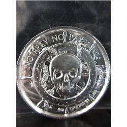 2 Troy oz. High Relief .999 Silver Art Round