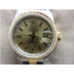 1990 Ladies "Rolex" Oyster Perpetual Datejust Watch